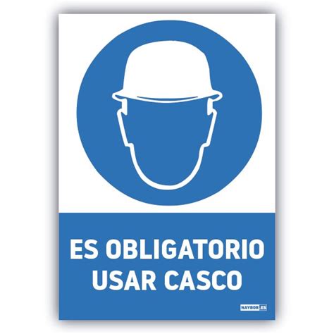 Distintivo Uso Obligatorio Uso Casco Pvc Dina Naybor