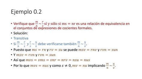 Particiones Y Relaciones De Equivalencia Pdf