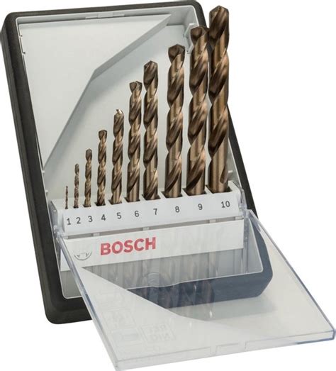 Bosch 10 Delige Robust Line Metaalborenset HSS Co 1 2 3 4 5 6 7