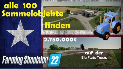 LS22 Big Flats Texas Alle Sammelobjekte Finden Farming Simulator 22