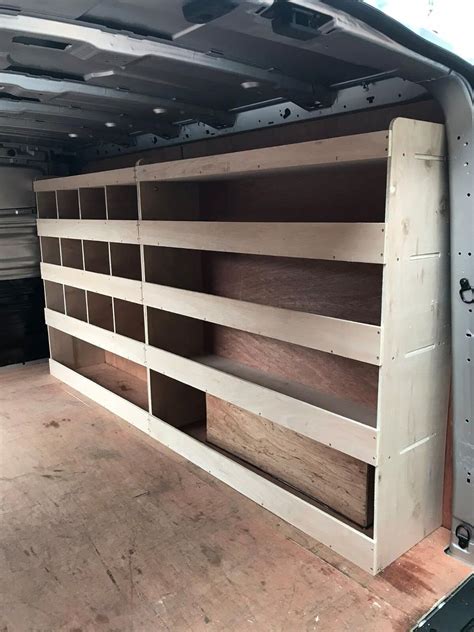 Flat Packed Van Shelving Racking To Fit Renault Trafic Lwb L Plywood