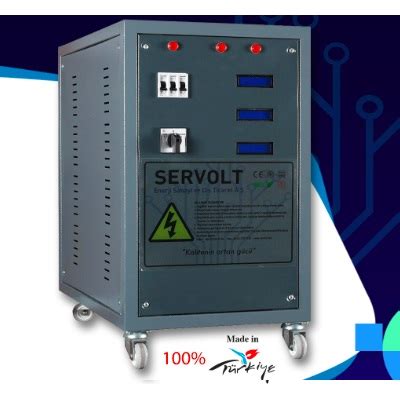 SERVOLT 10 KVA monofaze statik regülatör SRVLT0009 bidustry