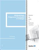 M Thodologie Programme Fonctionnel Et Technique R Pertoire Des