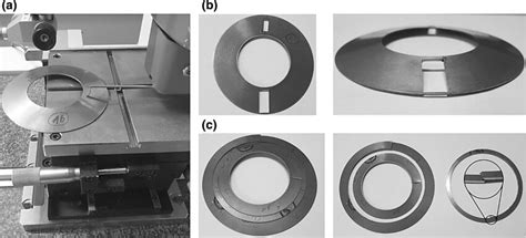 A Measurement Of The Disk Spring Contour B Radial And C Tangential Cut