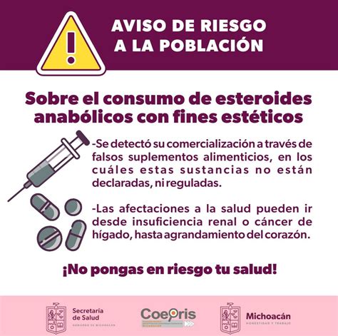 Salud Ssm Alerta Sobre Consumo De Esteroides Anab Licos Con Fines