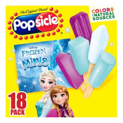 Popsicle Disney Frozen Berry Cherry And Raspberry Variety Minis Ice Pops 18 Ct Pick ‘n Save