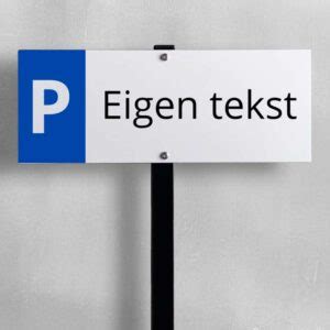 Parkeerdbord Online Ontwerpen Met Tekst En Logo Hoge Kwaliteit