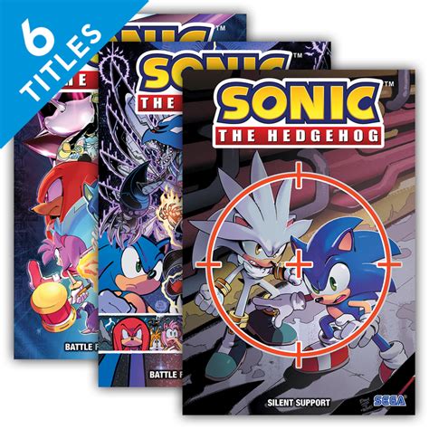 Sonic The Hedgehog Set Abdo Publishing Company