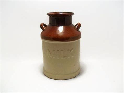 Vintage Stoneware Milk Jug Crock By Theretroremedy On Etsy 1500