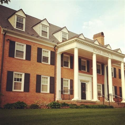 Alpha Delta Pi Beta Phi Chapter Sorority House In College Park