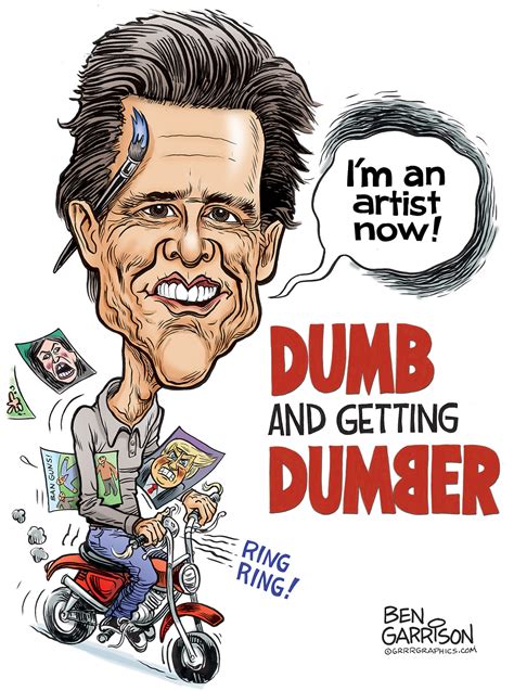 Jim Carrey, Dumb and Getting Dumber – GrrrGraphics