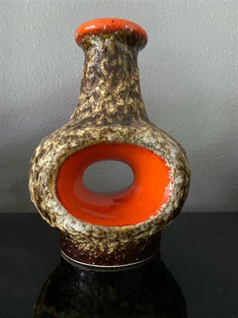 Mid Century D Mler And Breiden Fat Lava Vase For Sale At Stdibs