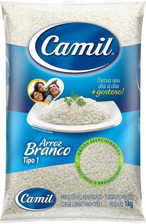 Arroz Branco Tipo 1 Camil Pct 1kg Amazon Br