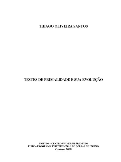 PDF Testes de Primalidade e sua evolução DOKUMEN TIPS