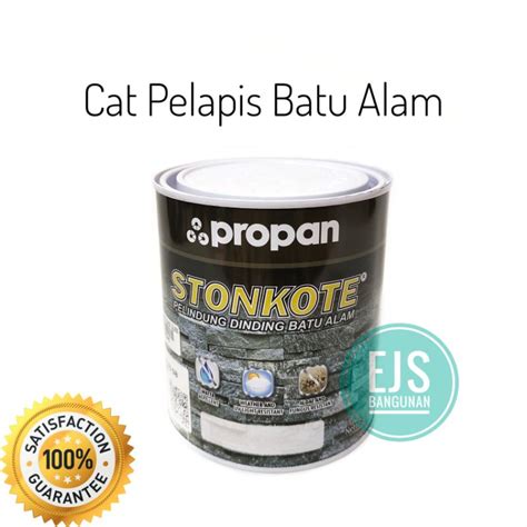 Jual Cat Pelapis Batu Alam Propan Stonkote 1kg Cat Pelindung Dinding