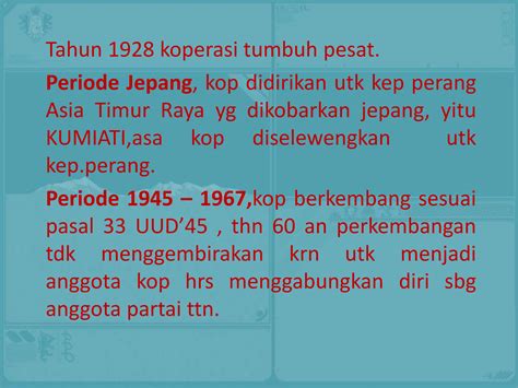 Pertemuan Ii Sejarah Perkembangan Koperasipptx