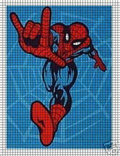 Spiderman Hand Crochet Pattern Crochet C C Graph Crochet Crochet