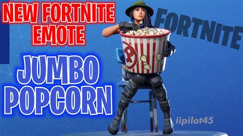 🔴new Jumbo Popcorn Emote And Red Jade Blue Style Fortnite Item Shop 2