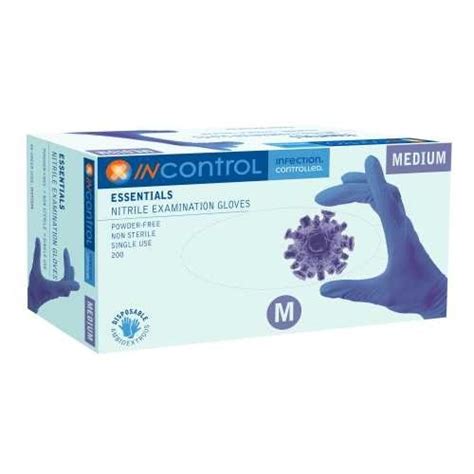 Incontrol Essentials Nitrile Gloves Gloves All Products