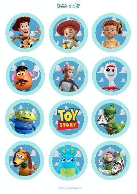 Toy Story 4 imprimibles トイストーリー 装飾 メッセージカード 手作り ステッカー