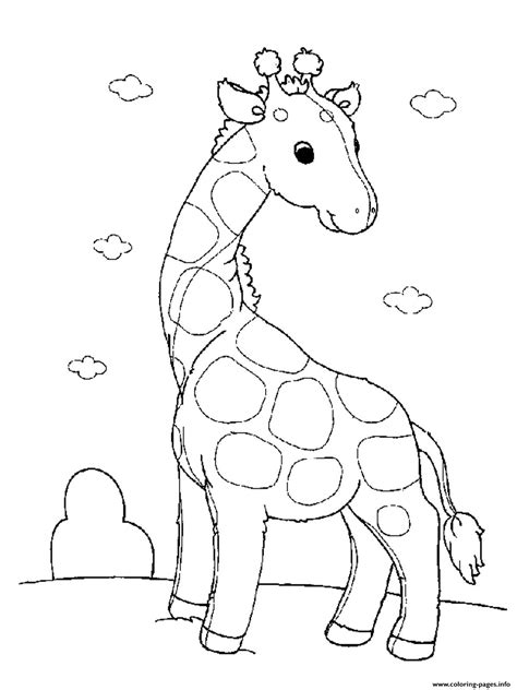 Baby Giraffe S For Girls Animals Printable13b0 Coloring Pages Printable