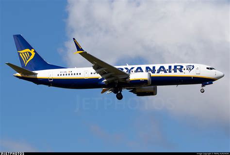 EI IGL Boeing 737 8 200 MAX Ryanair RAFAL KUKOWSKI JetPhotos