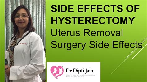 Hysterectomy Side Effects Eng Youtube