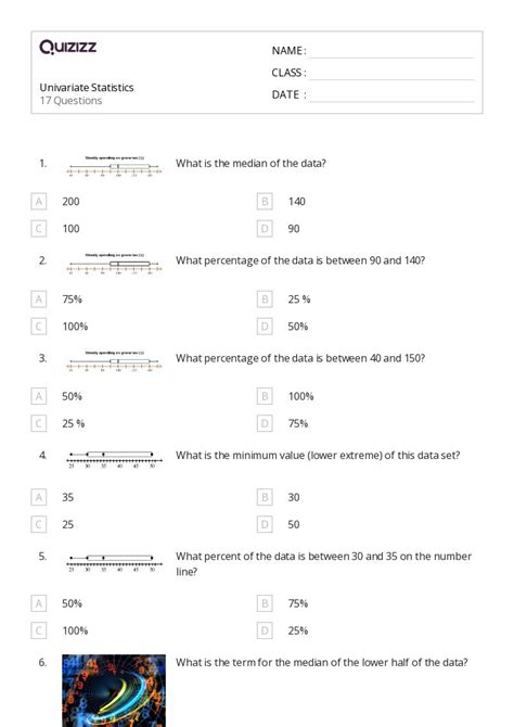 50 Statistics Worksheets For 8th Grade On Quizizz Free And Printable