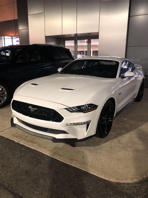 Just Picked Up My Oxford White Mustang Gt Pp Cant Wait To