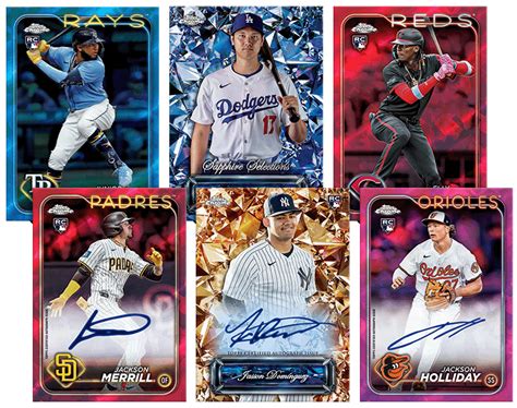 Topps Chrome Baseball Sapphire Edition