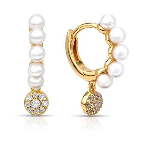 Wholesale Pearl Dangle Earring Sterling Silver