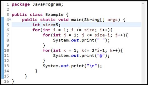 Draw The Triangle Java