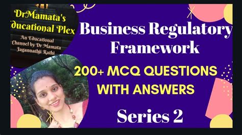 Brf Business Regulatory Framework Mcq Questions With Answers