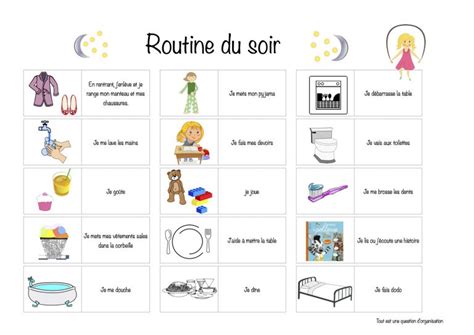 Routine Fille Soir