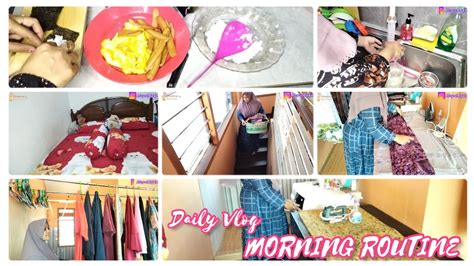 Dailyvlog RUTINITAS IBU RUMAH TANGGA Cuci Baju PIRING Setrika Ganti