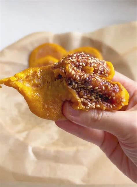 Chinese Pumpkin Cake Recipe Nana With Chopstick