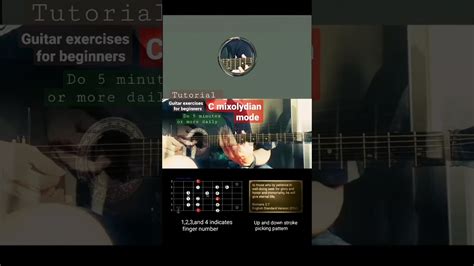 Shorts How To Play Mixolydian Mode For Beginners C Mixolydian Youtube