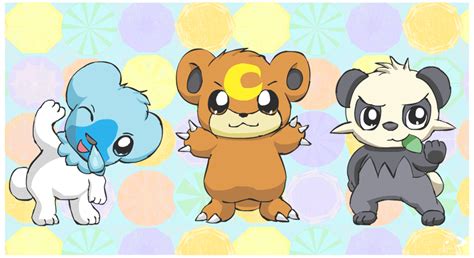 Three Cuddly Pokebears By Pichu90 On Deviantart