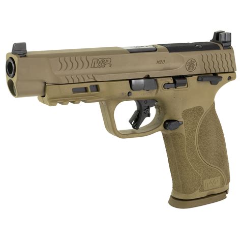 Smith Wesson M P M2 0 9mm 5 FDE Thumb Safety Optics Ready DK Firearms