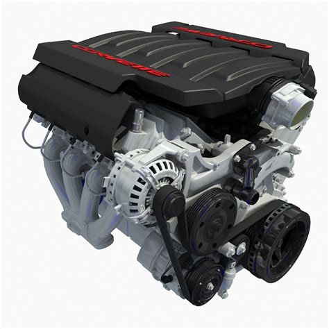 3D Models Chevrolet Corvette V8 Engine – 3D Horse