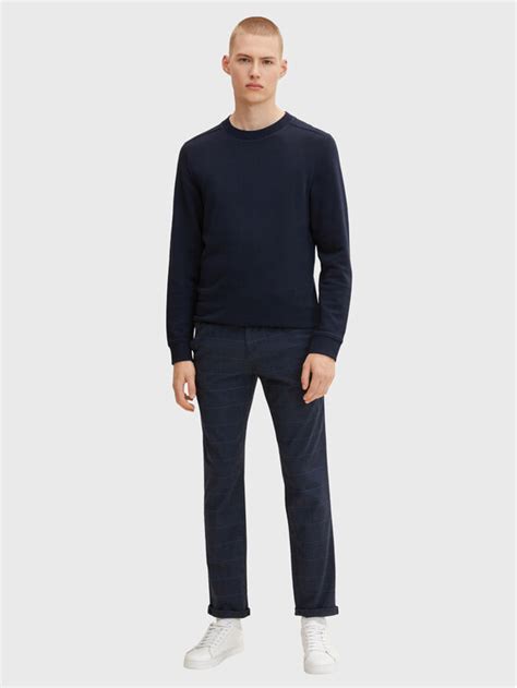 Tom Tailor Denim Chinos Dunkelblau Straight Fit Modivo De