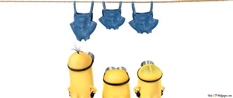 Naked Minions 4k Wallpaper Download