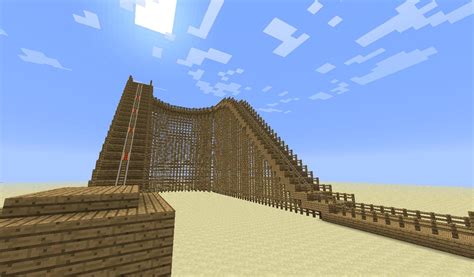 Wooden Rollercoaster Minecraft Map