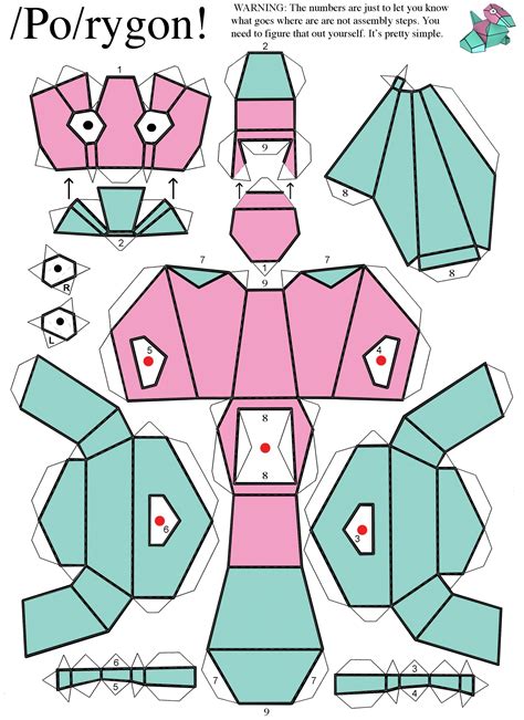 Papercraft Pokemon Printouts