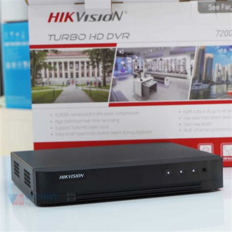 Đầu ghi hình Hybrid TVI IP 5Mp Hikvision iDS E08HQHI B 8 kênh chống