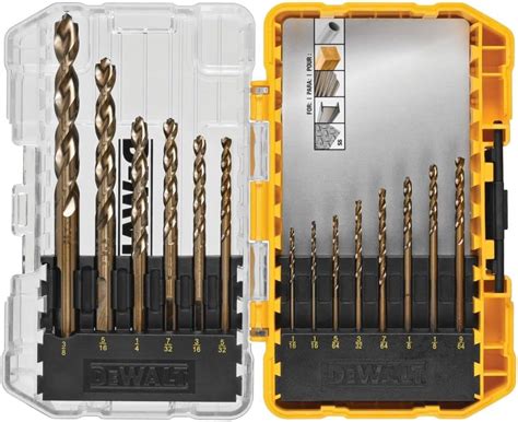 Dewalt Titanium Nitride Coated Drill Bit Set Pilot Point Piece