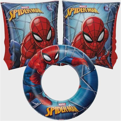 Mor Kit Homem Aranha Boia De Bra O Infantil Boia Infl Vel Para