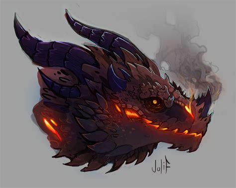 dragon head by julif-art on DeviantArt