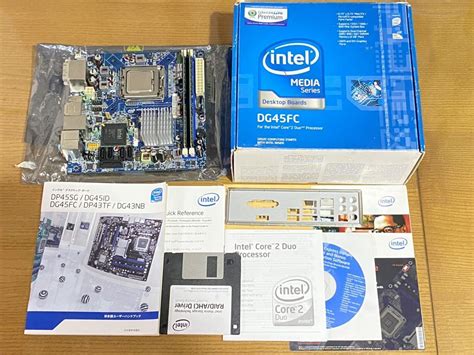 Bios確認済 Intel Desktop Boards Dg45fc Lga775 G45チップセット Core2 Duo E7300