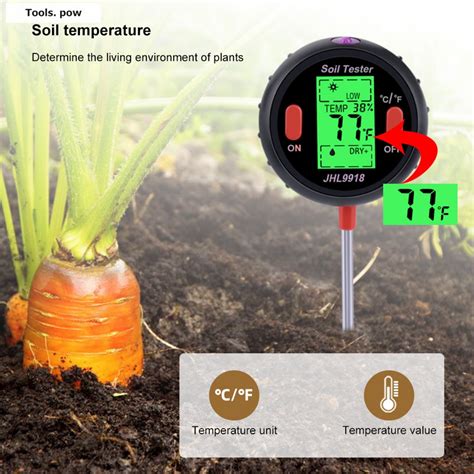 5 In 1 Soil PH Meter Soil PH And Moisture Meter Vicedeal